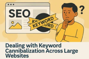Dealing with Keyword Cannibalization Across Large Websites
