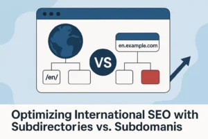 Optimizing International SEO with Subdirectories vs. Subdomains